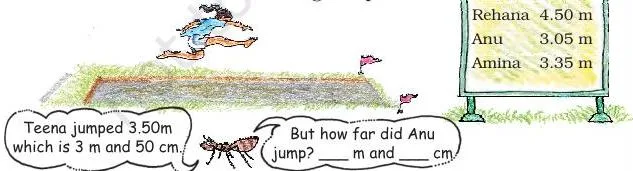 The first five children in the Long Jump are: