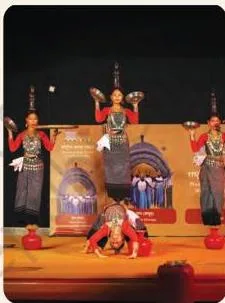 Photograph of Hojagiri from Tripura, one of the harvest festival dances in this chapter
