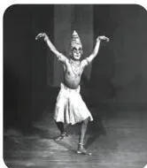 C.K. Balagopalan as the iconic Hanuman of Kalakshetra in an Indian classical dance portrayal