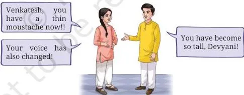 During the summer vacation, Venkatesh visited his grandparents.