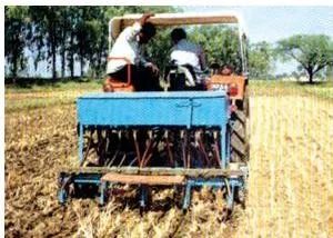 Modern technological equipment used in agriculture, the machines behind the Green Revolution's package technology