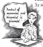 Recall that 3x and (5y + 2) represent numbers.