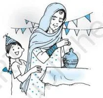 Money box illustration for an arithmetic progressions example in Class 10, showing deposits of ₹100, ₹150, ₹200 and ₹250 made on successive birthdays