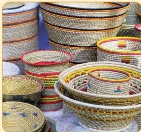 Ropes of cotton, jute or other natural fibre gathered ready for the knotting activity, the raw material of Activity 18.1