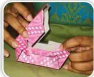 After coming home Ramya unfolded the box.