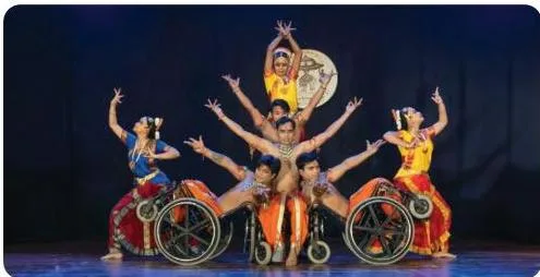 A dance performance by the students