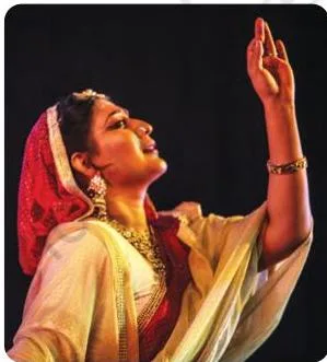 Abhinaya by a dancer