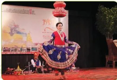 A photograph of the Nati dance from Himachal Pradesh, a folk dance the chapter uses as an example