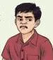 Demonstration photograph for jugupsa bhava, the feeling of disgust that leads to the bibhatsa rasa
