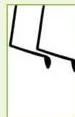 Stick figure in the air with one leg raised and bent, teaching the jump-with-one-leg-raised movement listed among the foot positions