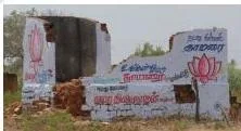 Election Commission has officially banned wall writing by parties during election times.