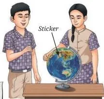 (a): Using a globe to understand rotation of the Earth