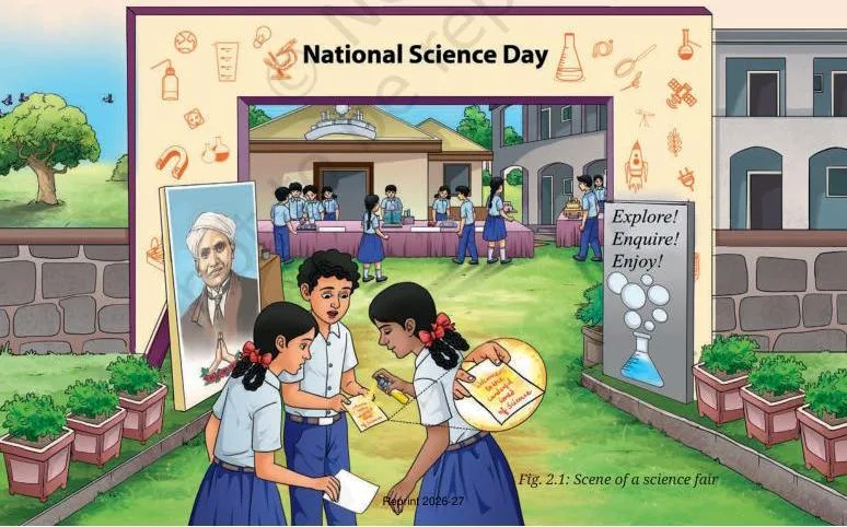 Scene of a science fair