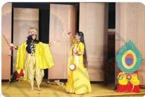 Children bringing characters to life on stage