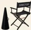 The chair, a symbolism of theatre for directors
