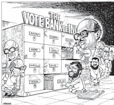 We have so far looked at what caste does to politics.