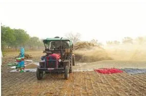 Modern agricultural practices in the plains