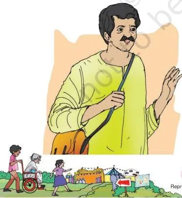 Soon after, they all left for the *mela*.