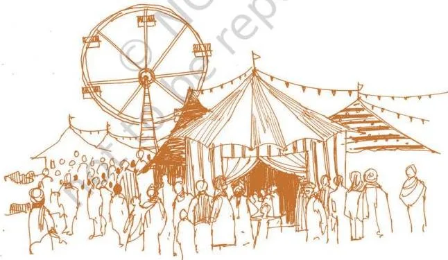 With the help of your teacher, organise a mock *mela* in your classroom.
