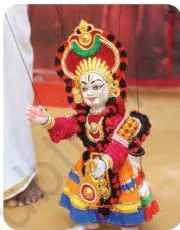 Yakṣhagāna string puppet, Karnataka