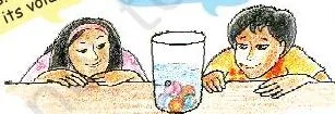 A floating matchbox in a measuring glass, and the fix of filling it with sand or nails so it sinks