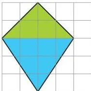 Suruchi's different completion of the same starting sides, a blue region that still reaches a total area of 10 square cm