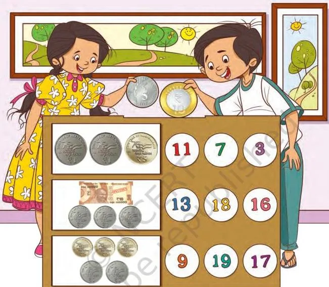 Find the total amount and tick ✓ the correct option.