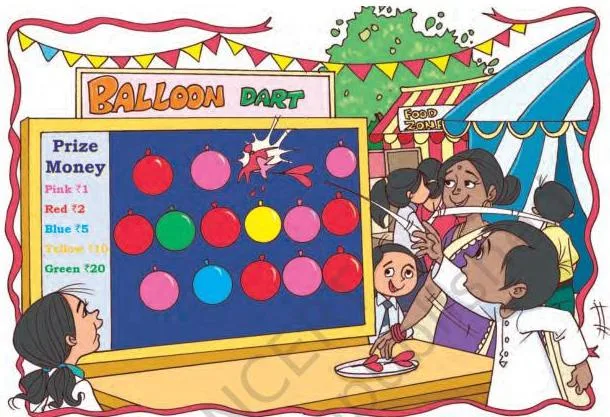 Matru comes across a 'Pop the balloon' game.