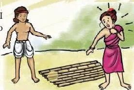 7. “Come, I’ll help you by chopping up the bamboo,” he said.