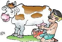 Father took me to visit Uncle Lal's dairy farm.