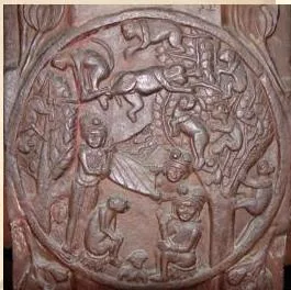 The king, who watched the scene from a distance, was greatly moved by the monkey-king's selfless sacrifice.