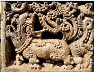The Chola temples at Darasuram in Tamil Nadu, photographed as an example of temple architecture in the chapter