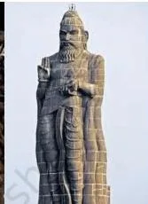 A South Indian temple wall covered with carved figures, showing how temple surfaces themselves carry visual stories