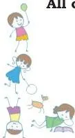 All children clap with joy.