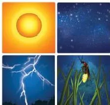 Some natural sources of light