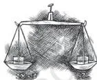A balance scale holding equal weight on both pans, illustrating why the two sides of a linear equation in one variable must always be treated the same