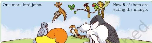 One more bird joins.