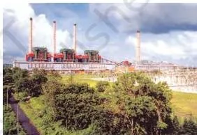 Photograph of the Ramagundam power plant of NTPC, the corporation whose environment management system is the case study of the chapter