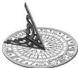 A sundial