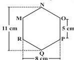 Find the area of this hexagon using both ways.