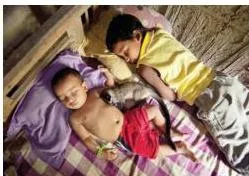 Dharini and Anjali carried us babies outside the house!