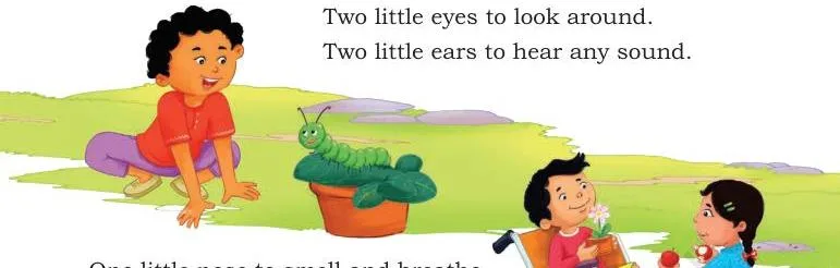 Two little ears to hear any sound.