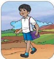 Tell the story of 'Manish saves the ant' to the class.