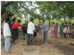 Animal vaccination drive in the community