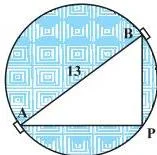 Let P be the required location of the pole.