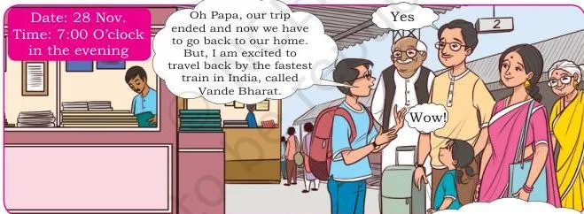 Children, it's 5:00 Evening, we will be late.