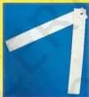 Fix them with a drawing pin or such that both the strips can move around easily.