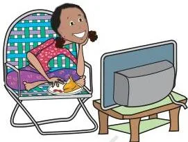 Ragini loves to watch cartoons on television.