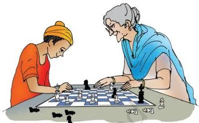 Harpreet's grandmother cannot move much because of the pain in her knees.