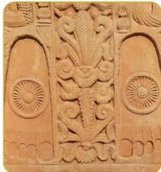 Examples of Indian artworks from cave paintings to temple sculptures where objects appear inside compositions but are never the main subject